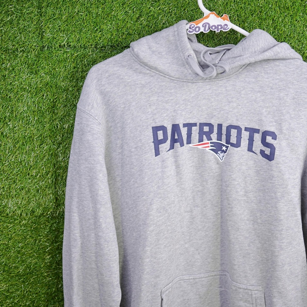 Nike Hoodie Gray New England Patriots NFL - Mens Size L